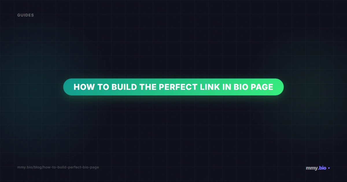 How to Build the Perfect Link in Bio Page
