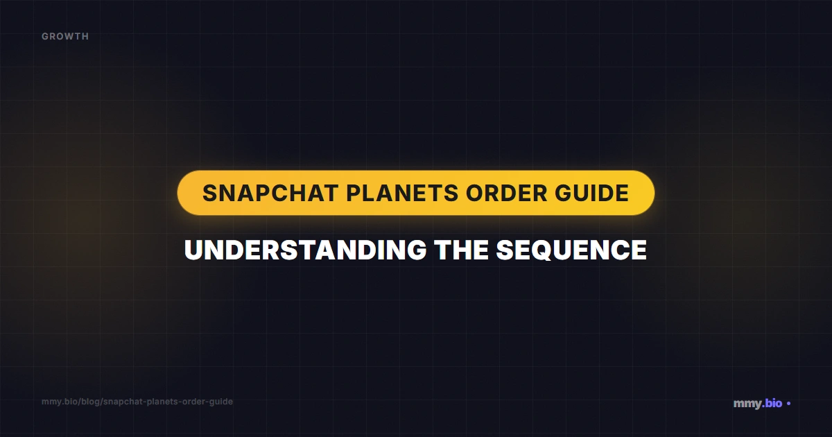 Snapchat Planets Order Guide: Understanding the Sequence
